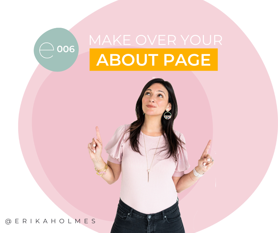 make over your about page
